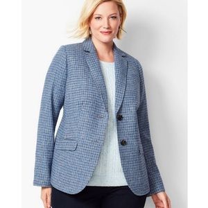 Talbot Aberdeen Shetland Plaid Blazer